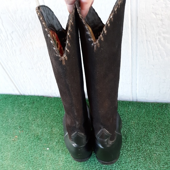 Unique Zodiac Cowboy/girl Leather Boots. - Picture 3 of 8